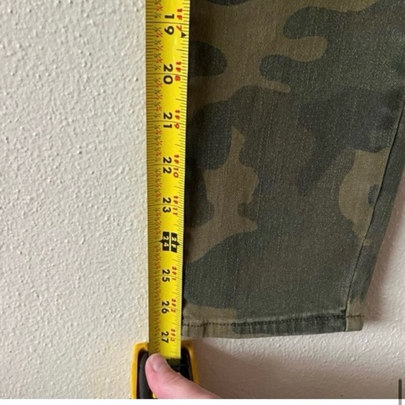 Blank NYC Revolve The Reade Crop Camo Camouflage Skinny Jeans Pants Size 30 - Picture 10 of 15